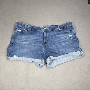 Levi's classic denim cutoff shorts - medium blue